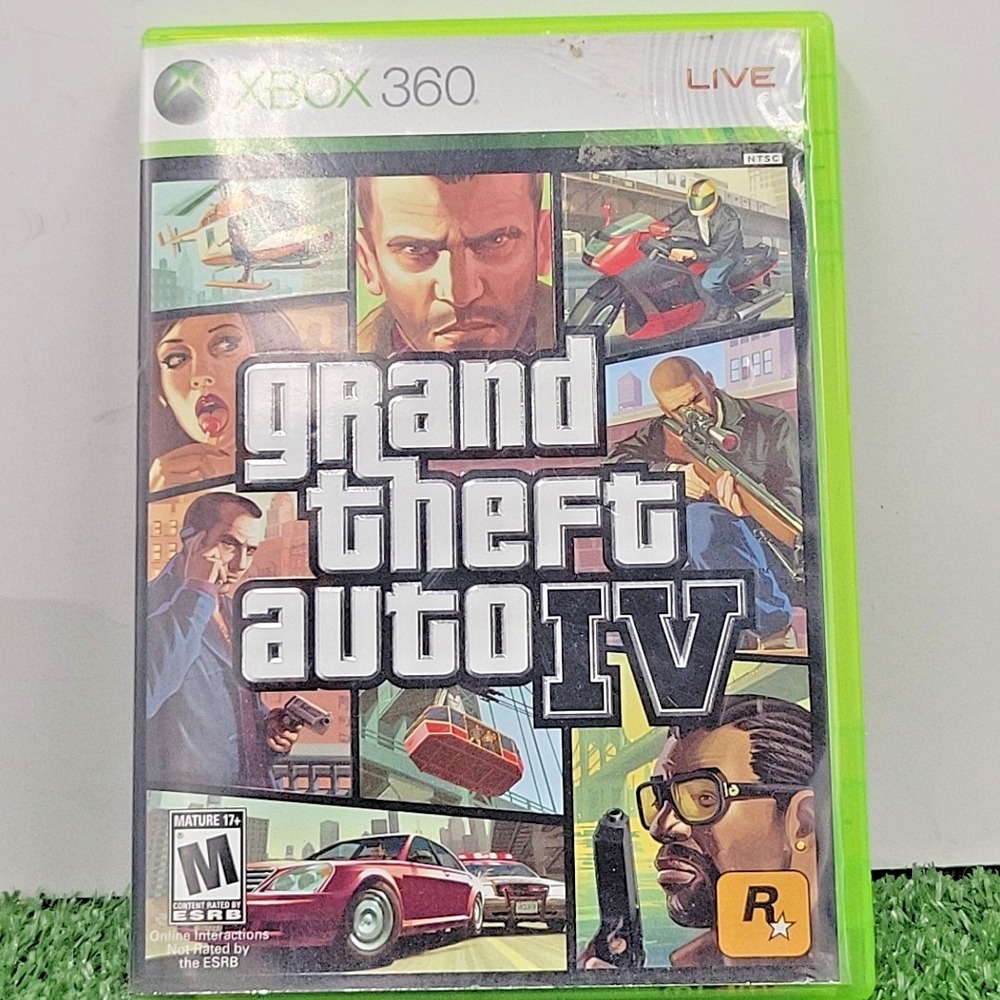 Grand Theft Auto IV Video Game for Microsoft Xbox 360 GT4 - No Manuals‎